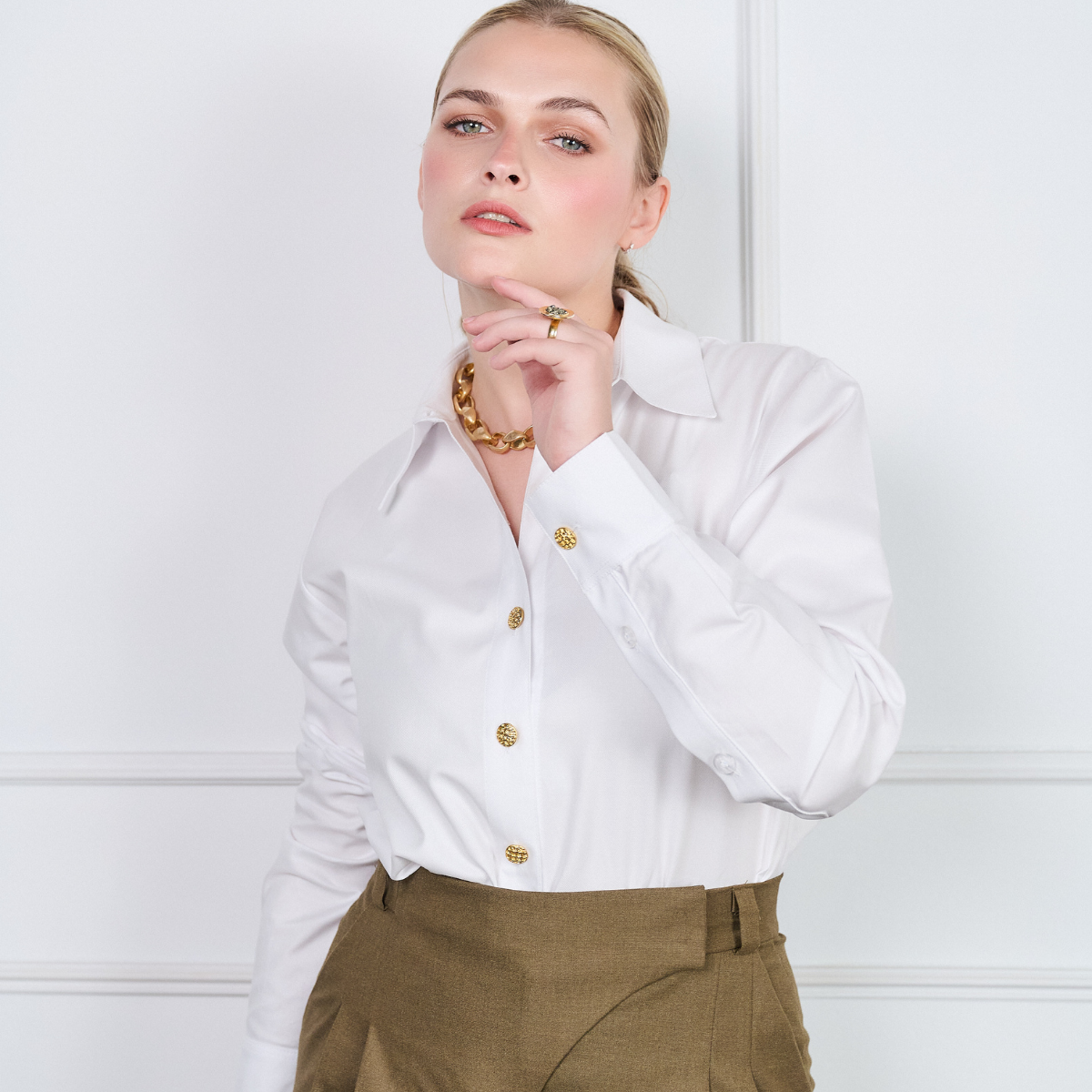 Camisa Alejandra blanco - Imagen 2