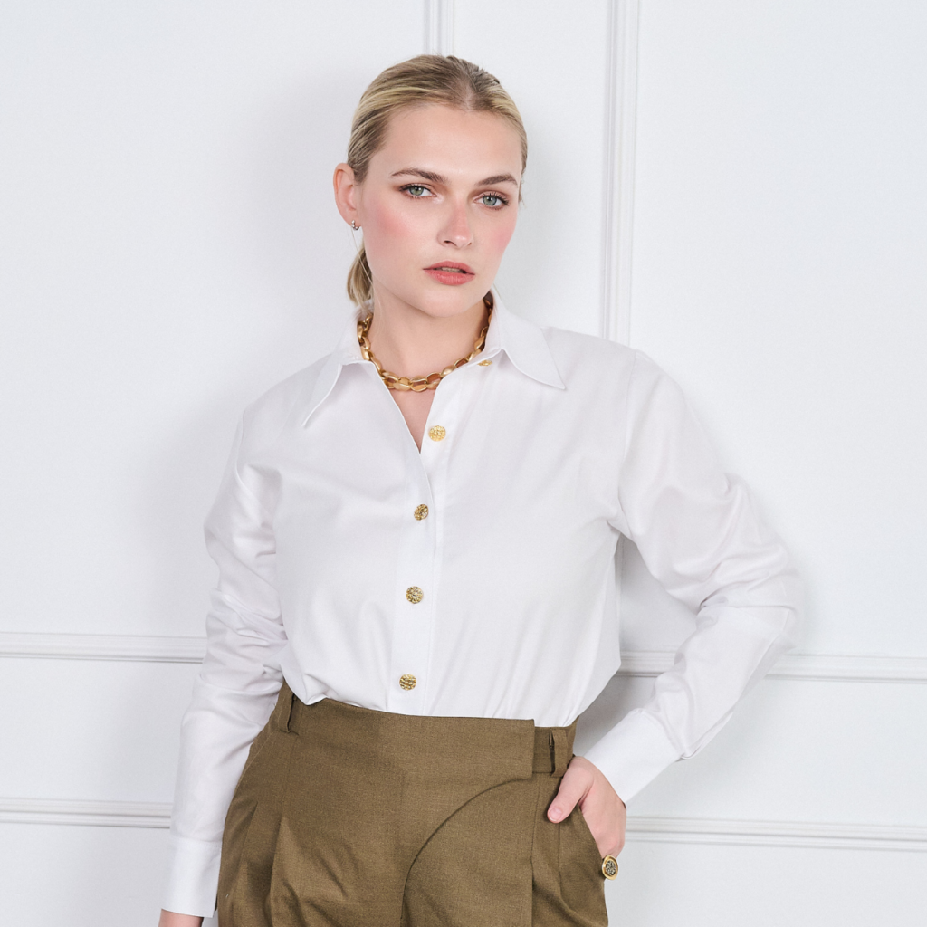 Camisa Alejandra blanco