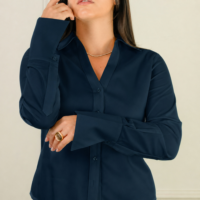 BLUSA 20 DE 20 AZUL ACERO