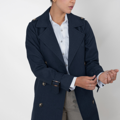 Trench milano Azul