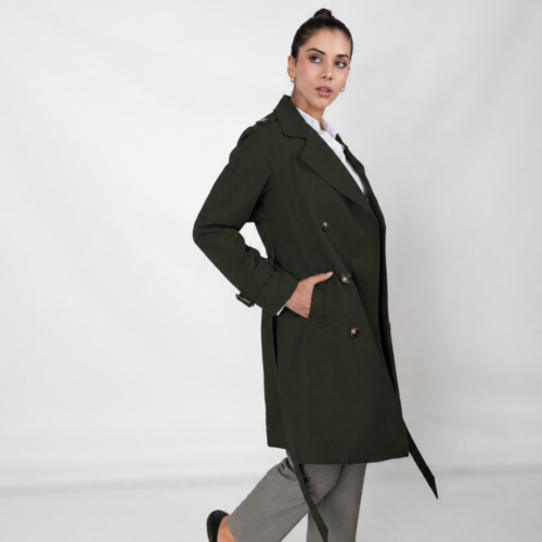 Trench milano Verde
