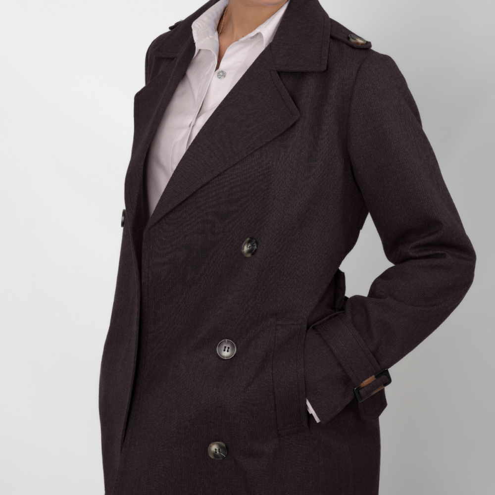 Trench milano Marrón