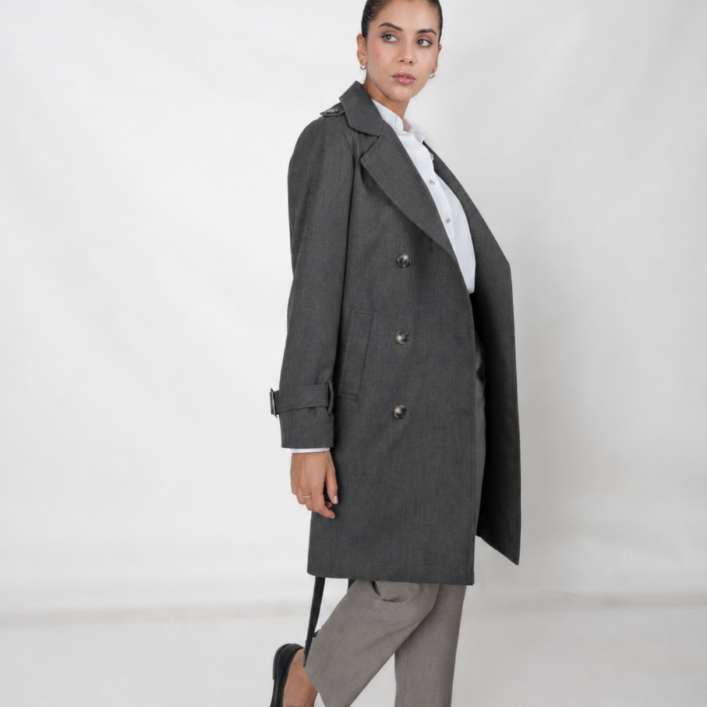 Trench milano Gris