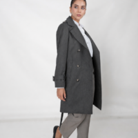 Trench milano Gris
