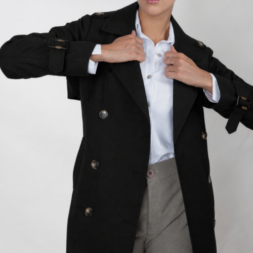 Trench milano Negro