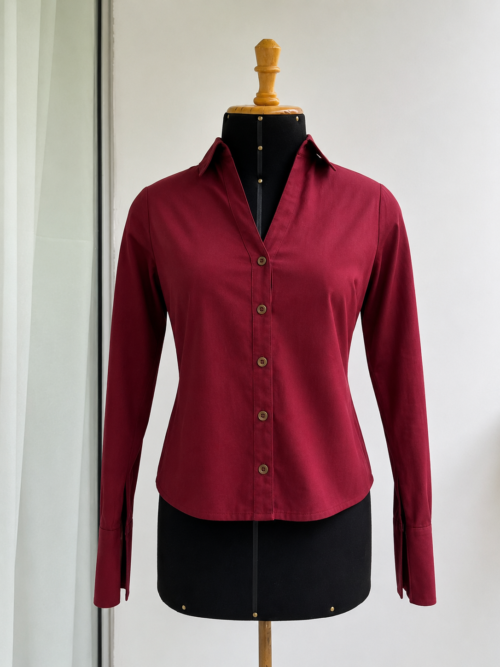 Blusa 20 de 20 Borgoña